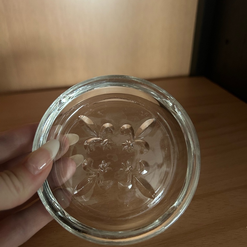 Clear Glass Trinket Dish